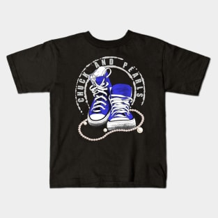 Chuck and Pearls Kids T-Shirt